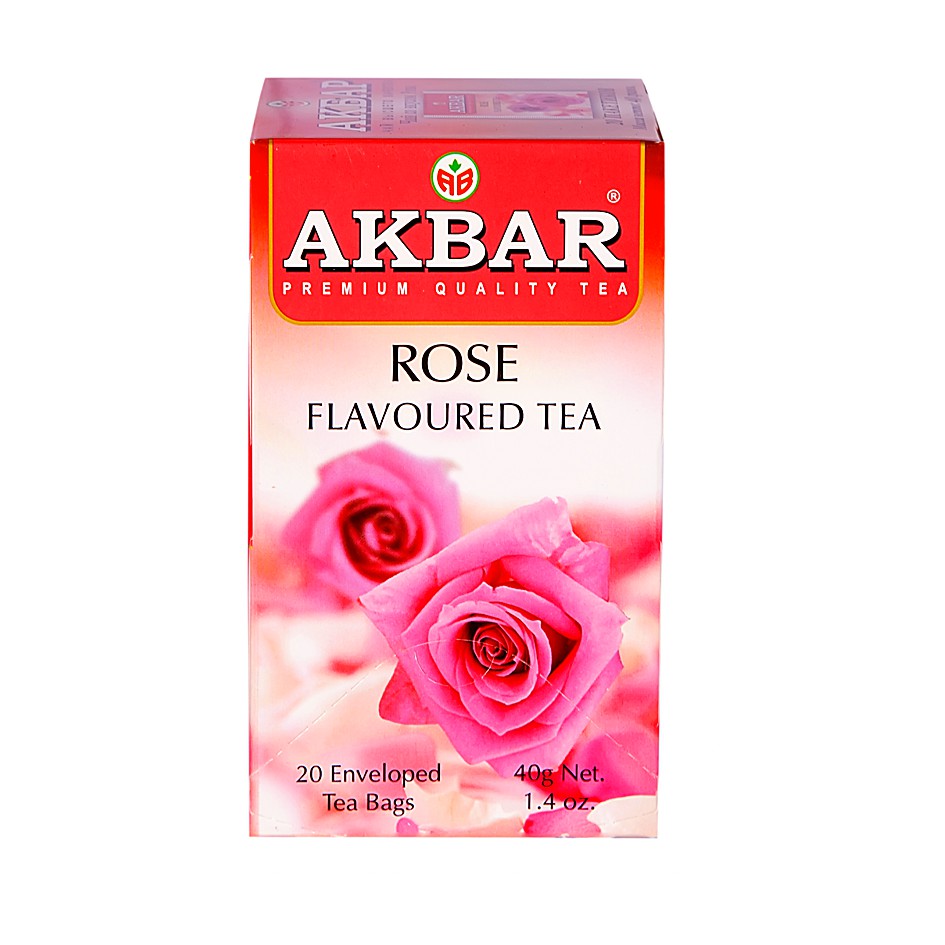 Akbar Rose Tea (20 Teabags) Premium Flavoured Ceylon Tea | Shopee Singapore
