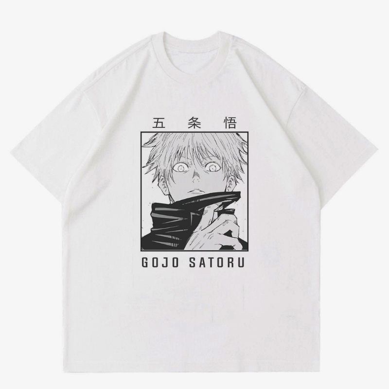 PRIA PUTIH Gojo SATORU T-Shirt | Jujutsu KAISEN ANIME SHIRT T-SHIRT ...