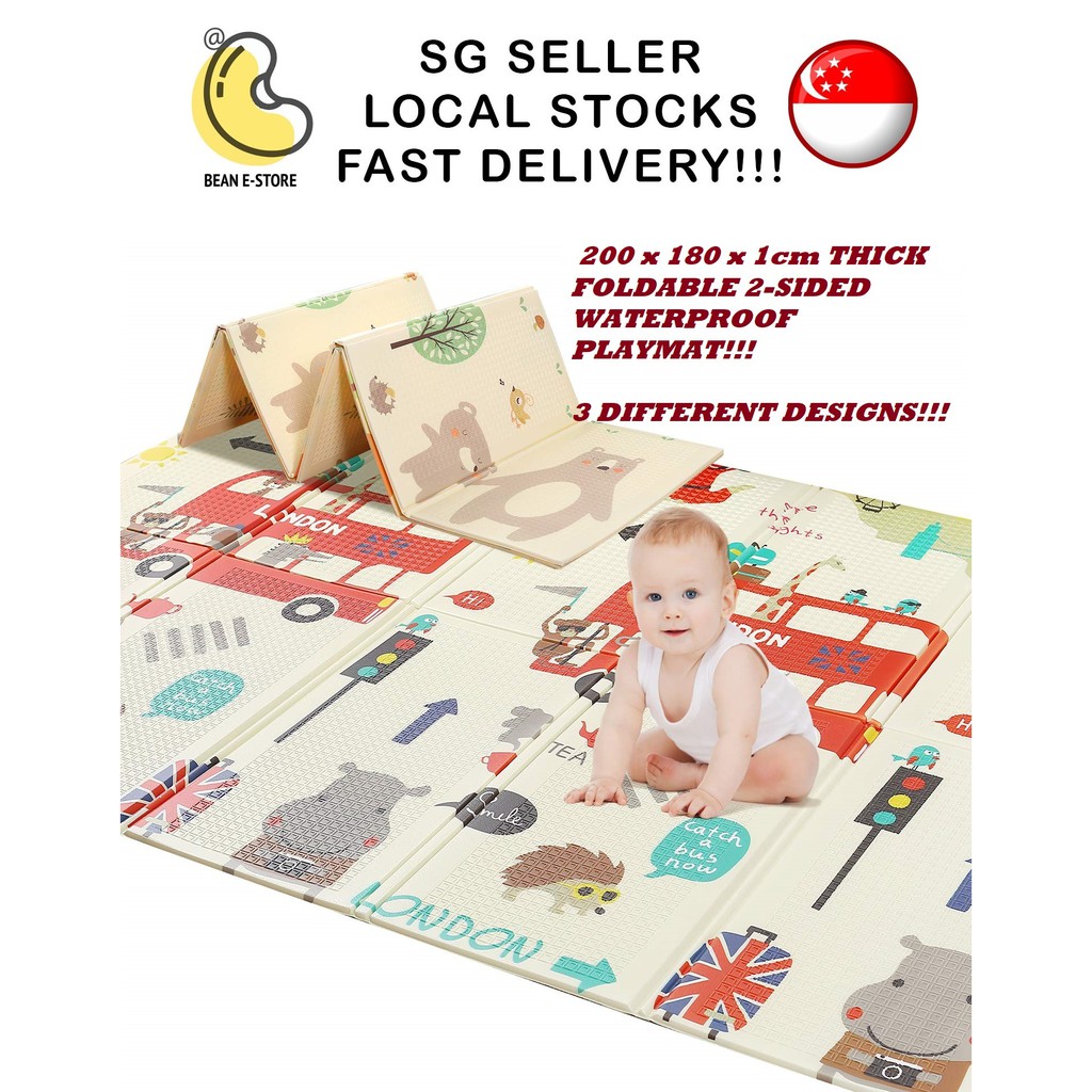 👍CHEAPEST!!!👍 [200x180x1cm] Baby XPE Mat Thick Foldable Playmat Floor