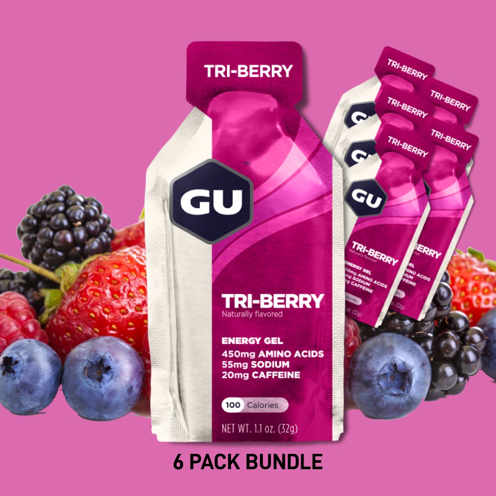 (6 Packs) GU Energy Gel Tri-Berry | Shopee Singapore