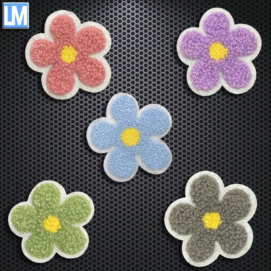 Crystal Flower, Embroidered Patches on Clothes, Cartoon Applique