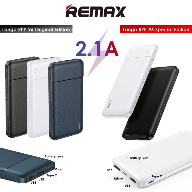 REMAX Lango 10000mAh 20000mAh 30000mAh Power bank Powerbank Portable ...