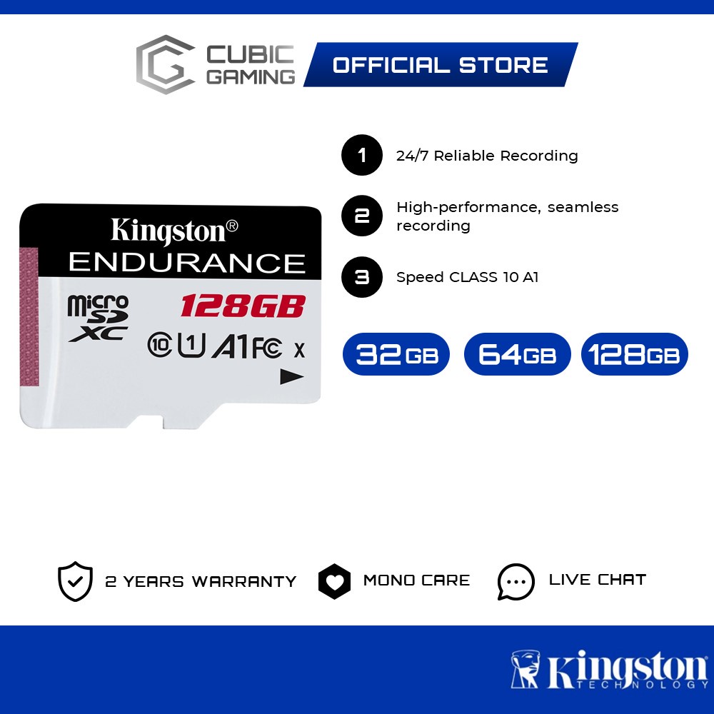 Kingston High Endurance Full HD 1080p microSD Card for Dash Cam Video