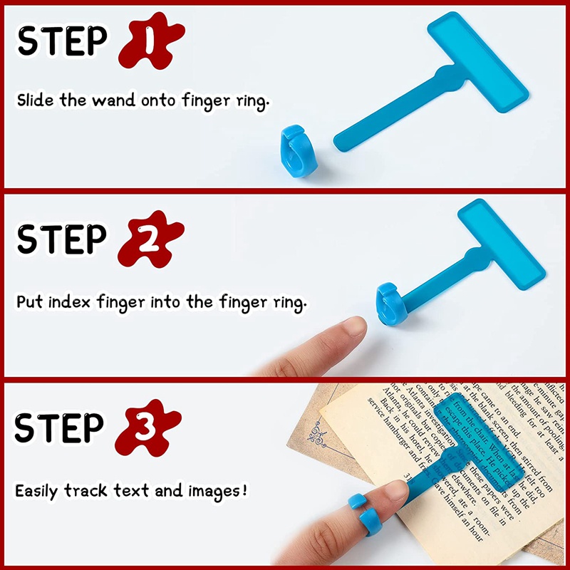 25 Pieces Dyslexia Reading Strips Reading Guide Strips for Kids Animal ...