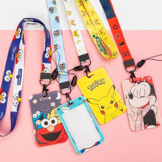 Kawaii ID Badge Holder with Lanyard and Retractable Badge Reel Clip,Anime  Cat Name Card Tag Lanyard Vertical ID Protector Bage Clips for Nurse Work  Office Nurse Teacher Women Gifts : : Stationery