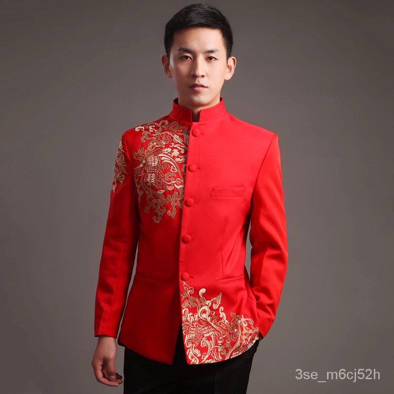 Chinese wedding clearance dress men