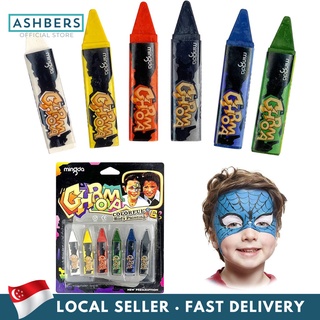 UCANBE 20 Colors Face Body Painting Oil Safe Kids Flash Tattoo