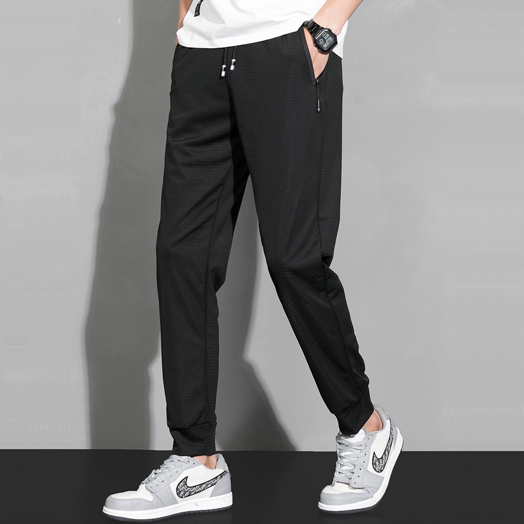 Zipper Sweatpants | Black Track Pants | Men Joggers | Sports Long Pant ...