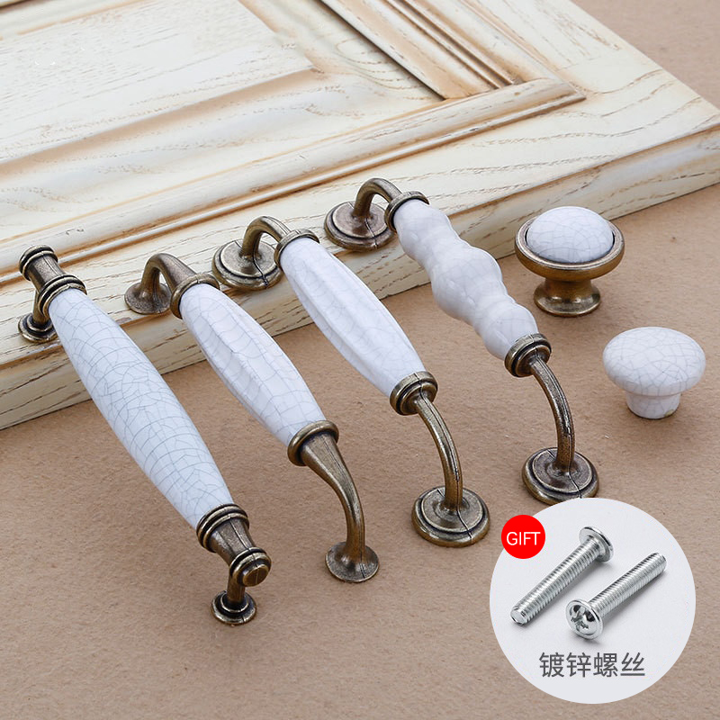 Ceramic Furniture Handle Kitchen Knobs Knobs and Handles Drawer