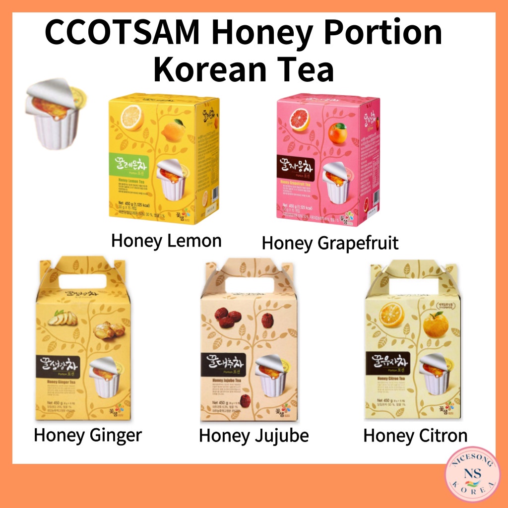 [CCOTSAEM]Ccotsaem Honey Korean Tea Ginger/Jujube/Citron/Lemon