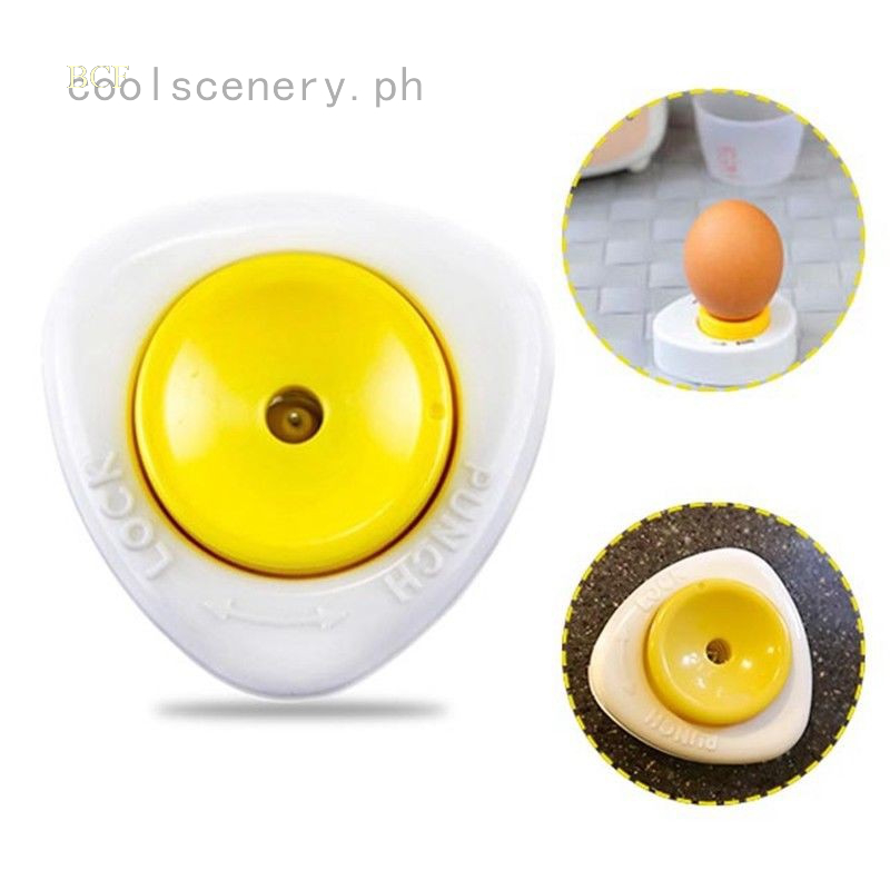 Egg Hole Puncher White