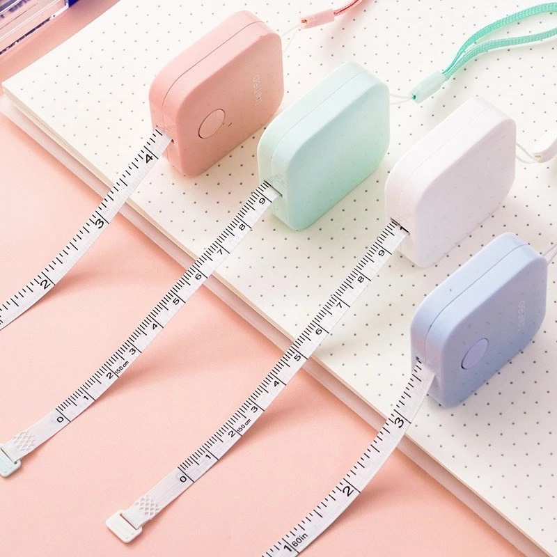 Portable And Stylish Macaron Multi-color Square Tape Measure / Cute ...