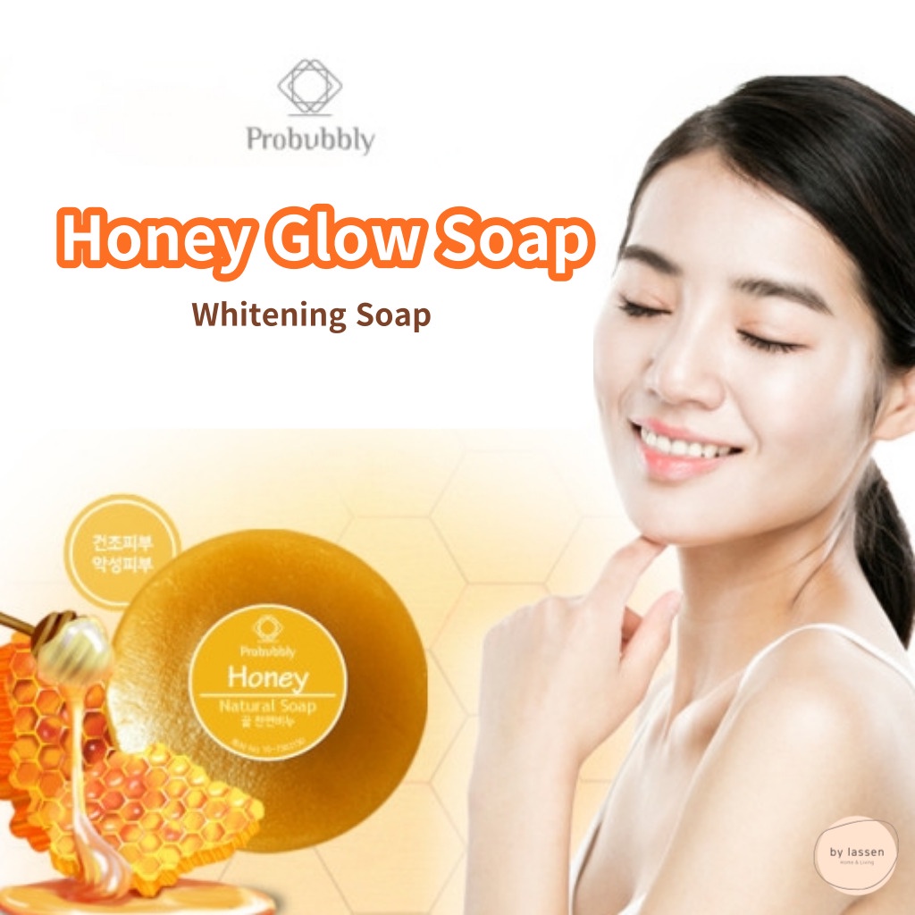 🌺KOREA🌺 Honey Glow Whitening Soap Snow Skin Beauty Soap 110g / Dry skin