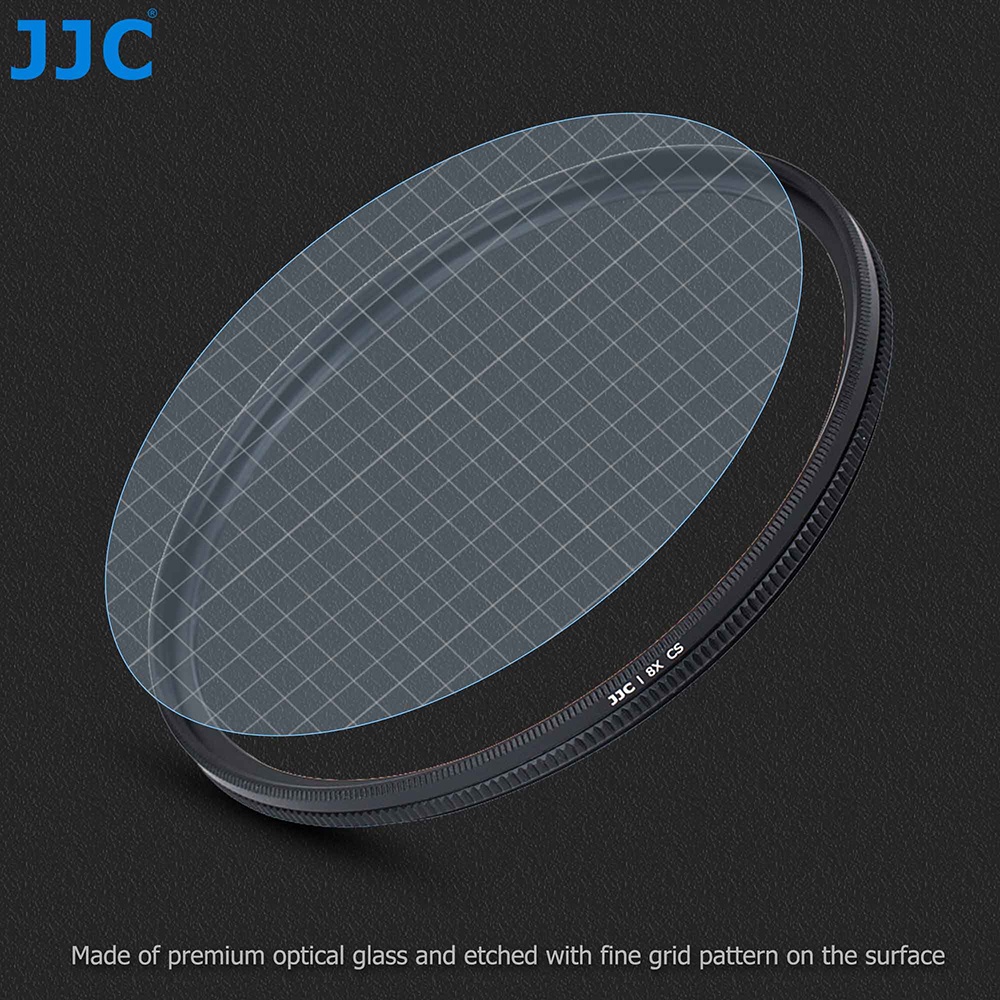 JJC 55mm Sterrenfilter Set – 4, 6 En 8 Punten – Verstelbaar – Voor Speciale Effecten In Nachtfotografie – Incl. Filterzakje