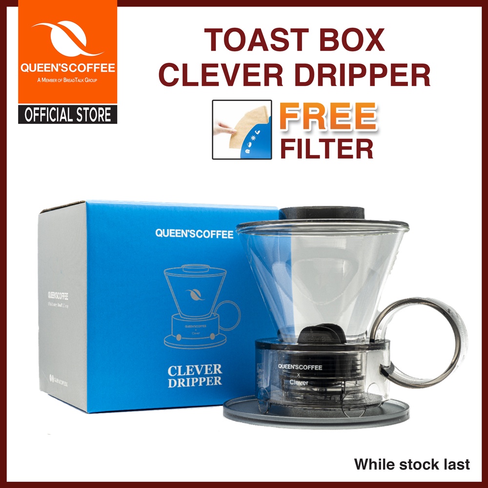 Queens Coffee Clever Dripper [Premium Glassware] Made in Taiwan