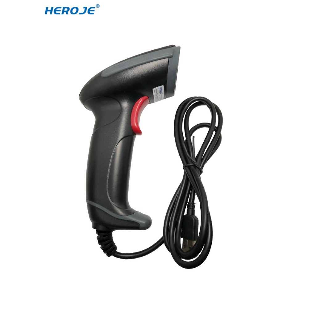 Heroje Handheld USB 2D Barcode Scanner H289U for TraceTogether | Shopee ...