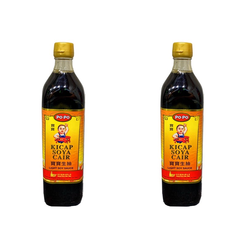 [Bundle of 2] Popo Light Soy Sauce 720ml 宝宝生抽 大 PMXD Shopee Singapore