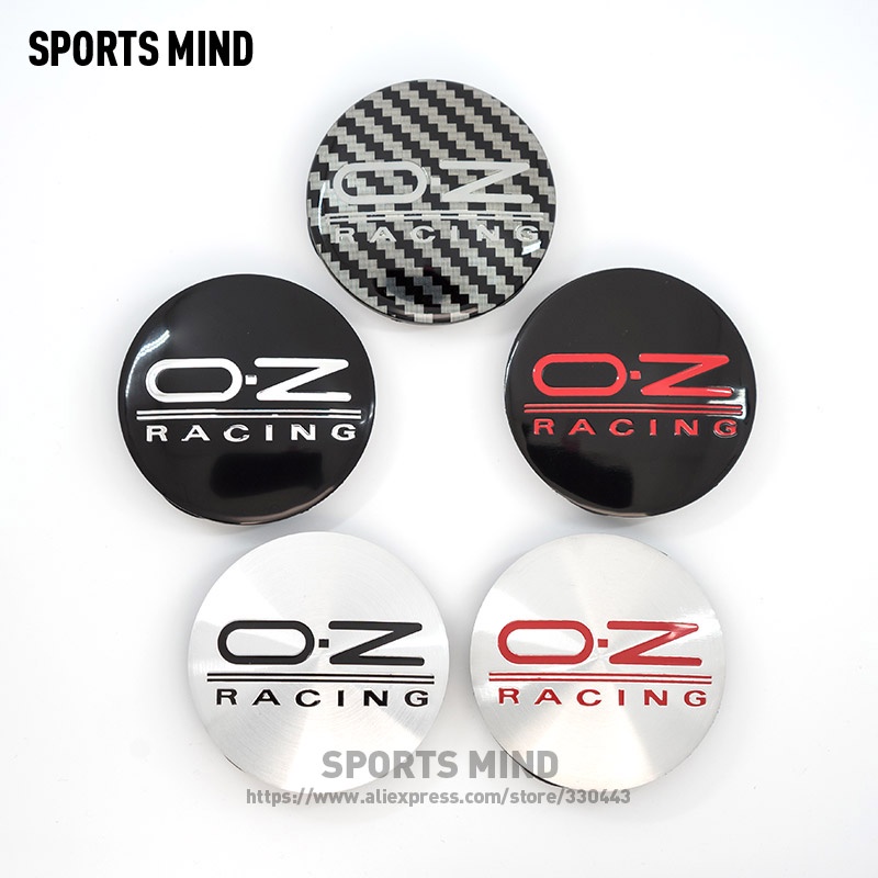 4PCS/lot M582 55/52mm OZ Racing Car Wheel Center Hub Caps Alloy Wheel ...