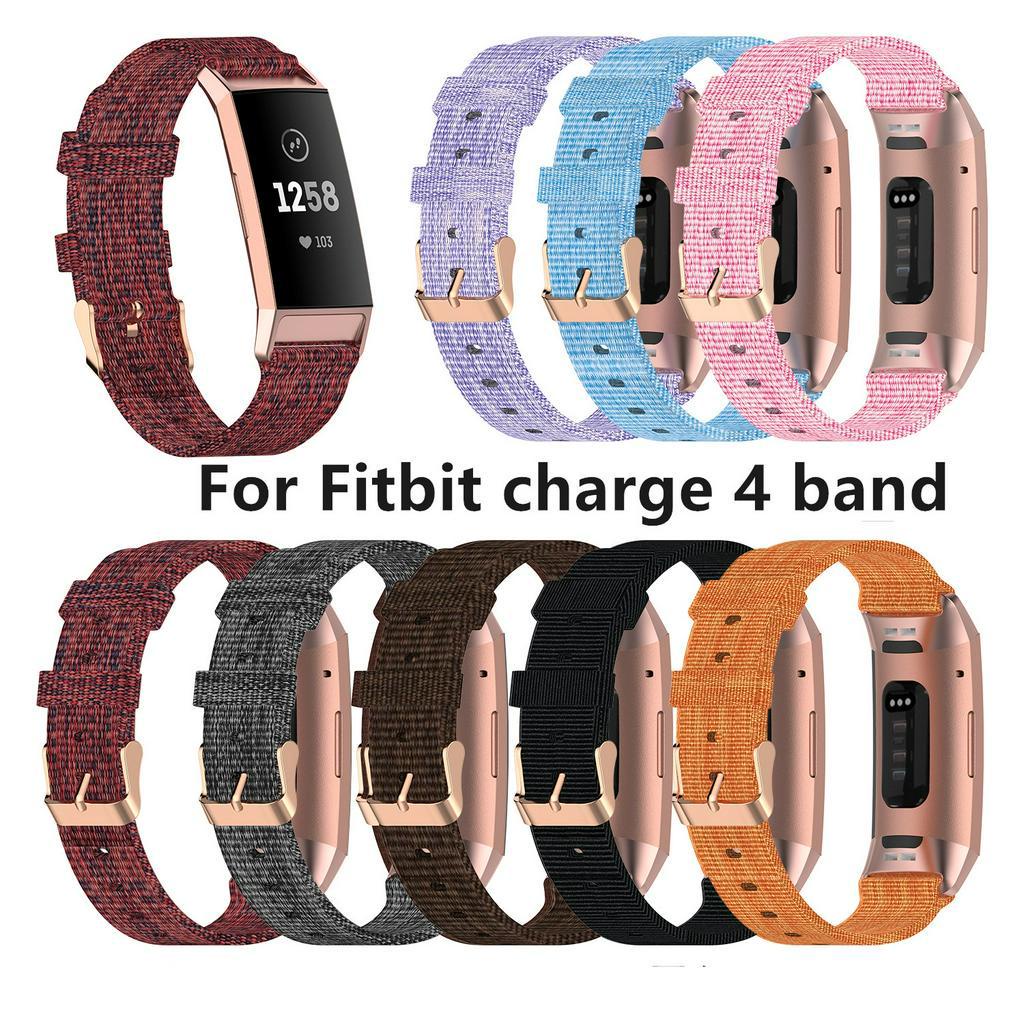 Nylon Replacement Wrist Band Strap for Fitbit Charge 4