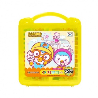 Little Penguin Pororo 24 Twist Colored Pencils Set Non Toxic Kids