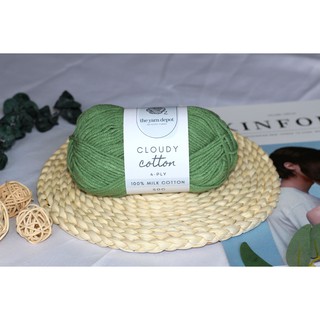 4-ply Cloudy Cotton soft & fluffy yarn 50g for crochet & knitting (Earth  Tones) Local fast delivery (Instocks)