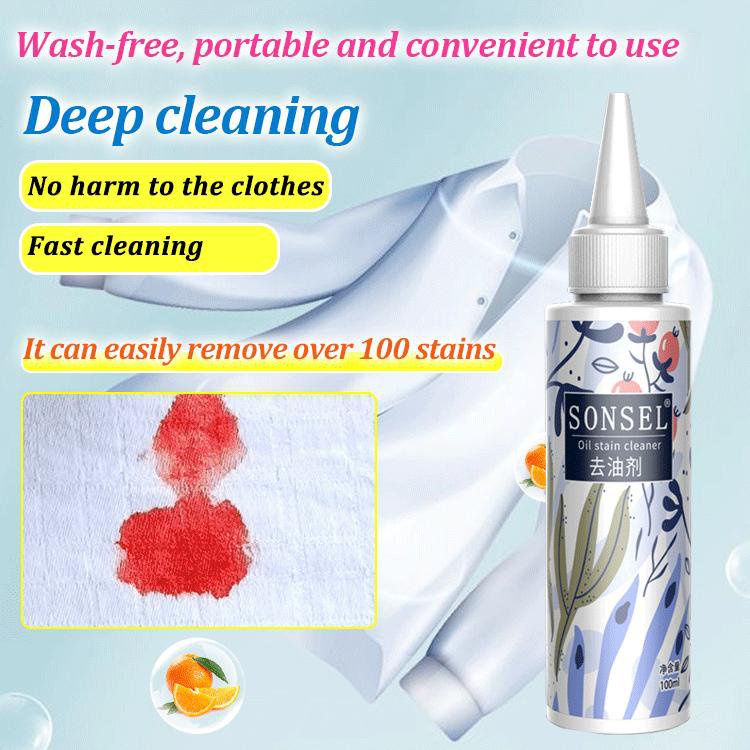 Clothes oil stain remover No harm to clothing | Shopee Singapore