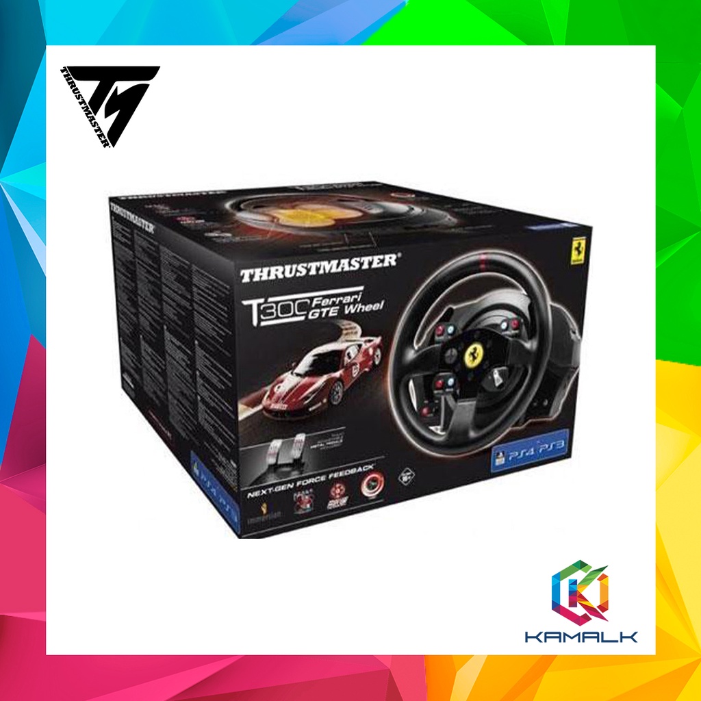 Thrustmaster T300 Ferrari GTE Wheel for PS4, PS3 and Windows | Shopee  Singapore