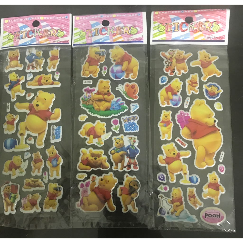 Winnie The Pooh Stickers | Shopee Singapore