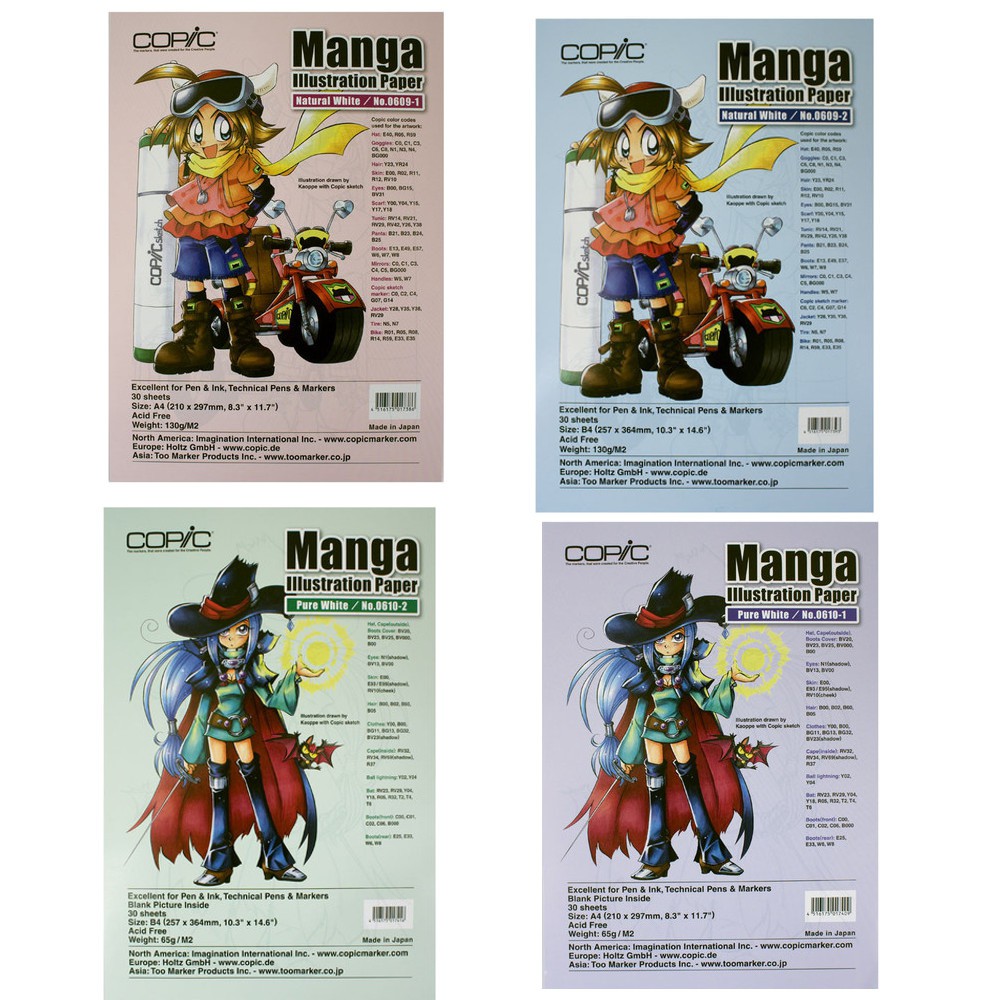 Copic Manga Illustration Paper 30 Sheet | Shopee Singapore
