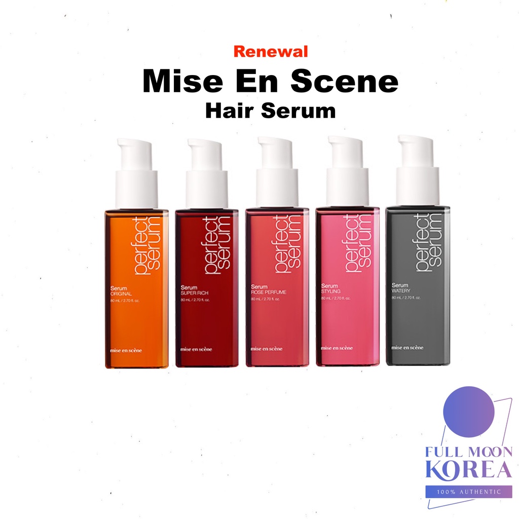 NEW Mise En Scene perfect serum hair oil 80ml / hair serum for damaged