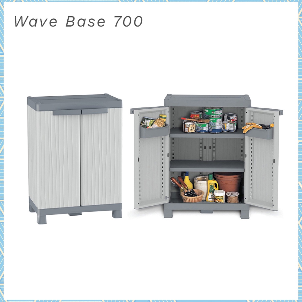 TERRY WaveBase 3700 Storage Cabinet / Cupboard Outdoor / Indoor / Two ...
