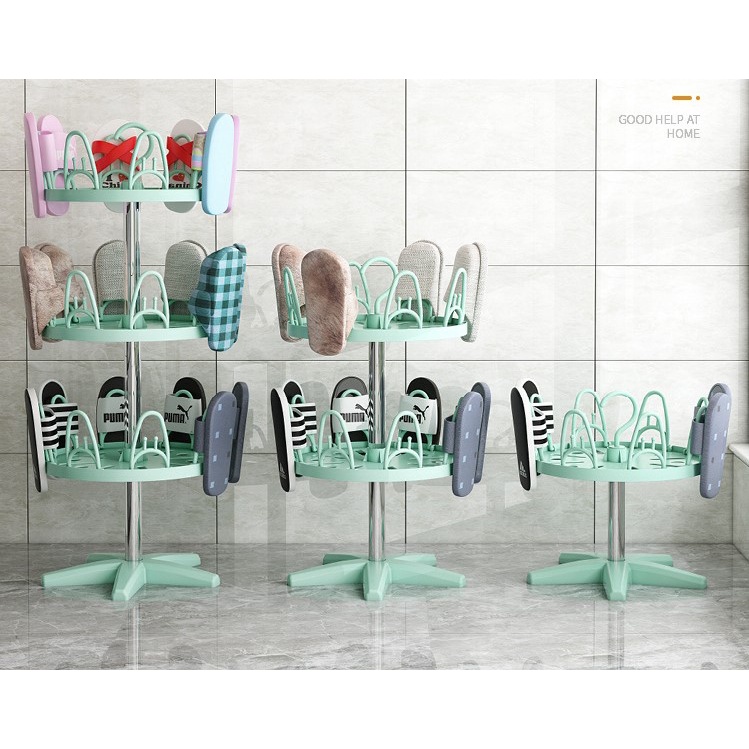 Shoe Drying Rack Outdoor Balcony Household Simple Slippers Hanger Floor ...