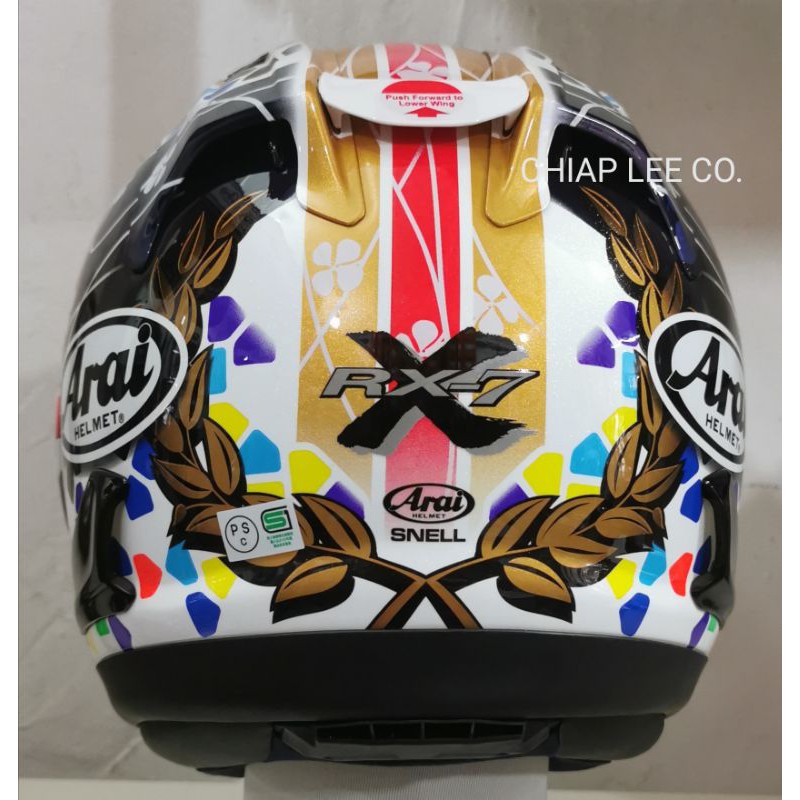 ARAI RX-7X Nakagami GP 2 (NEW) PSB Approved | Shopee Singapore