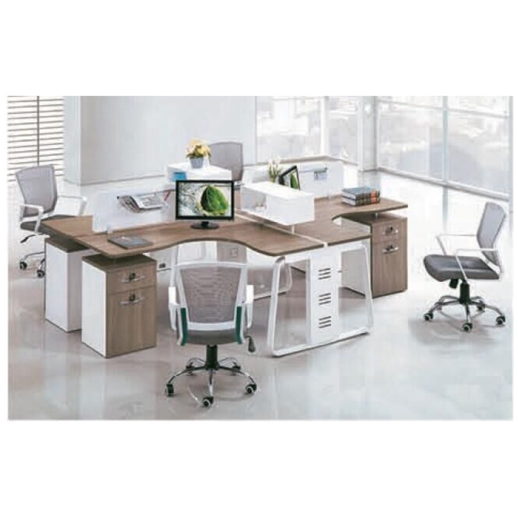 B28-02 Office Computer Table with Partition/Workstation(System ...