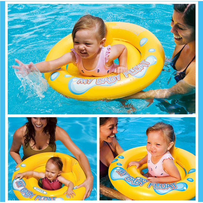 INTEX MY BABY FLOAT(1-2years)*INFLATABLE SWIM FLOAT*TODDLE*KIDDIE*TUBE ...