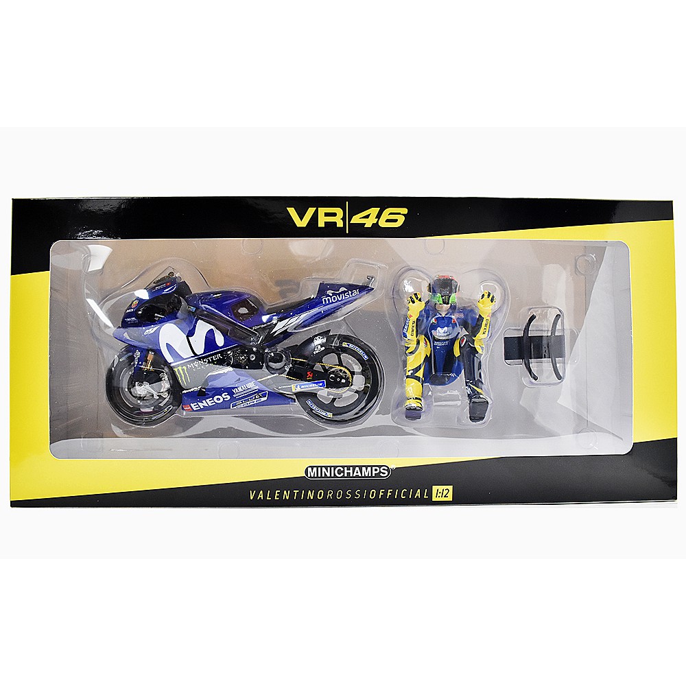 Minichamps 1/12 Yamaha YZR-M1 Valentino Rossi Mugello MotoGP Minichamps 1/12 Yamaha YZR-M1 Valentino Rossi Mugello MotoGP