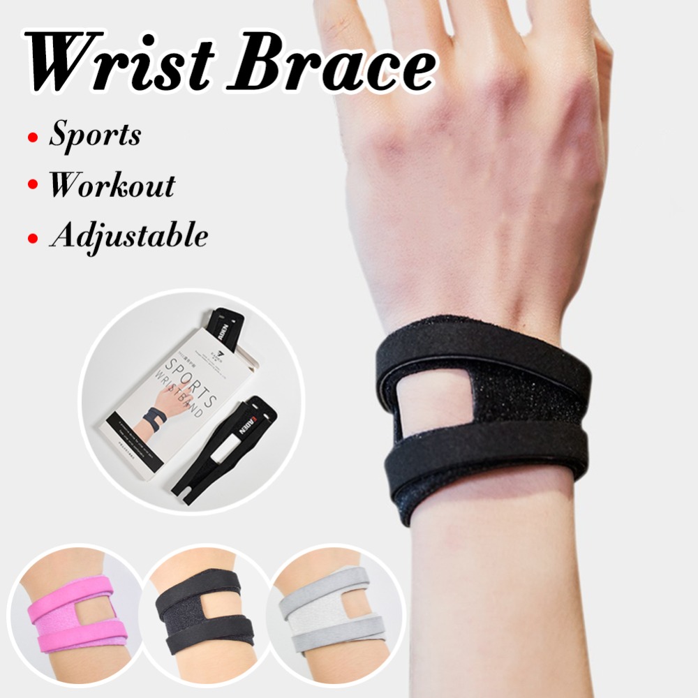 1Pair Wrist Braces Adjustable Wirts Wrap for TFCC Tear Soft Faux