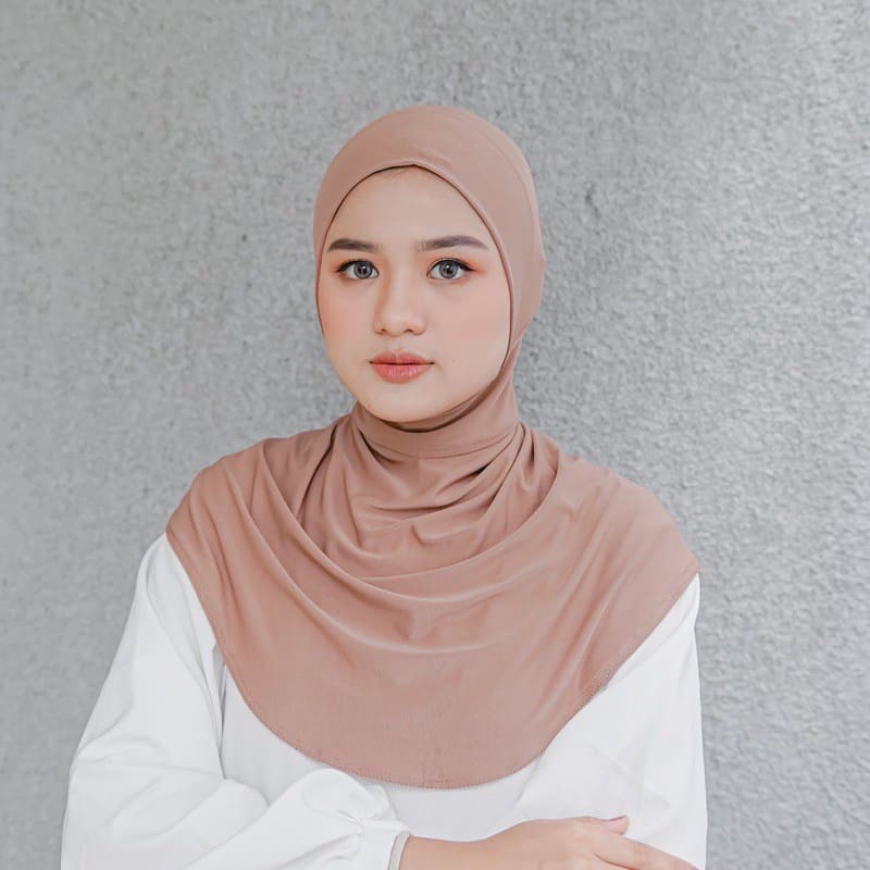 Disa Hijab - Ciput ninja Uro resleting/inner hijab polos - Gambar 4