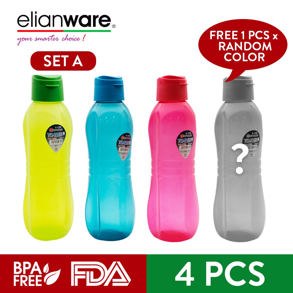 Elianware 1000ml BPA Free Sporty Large Flip Top Water Bottle Shopee Singapore