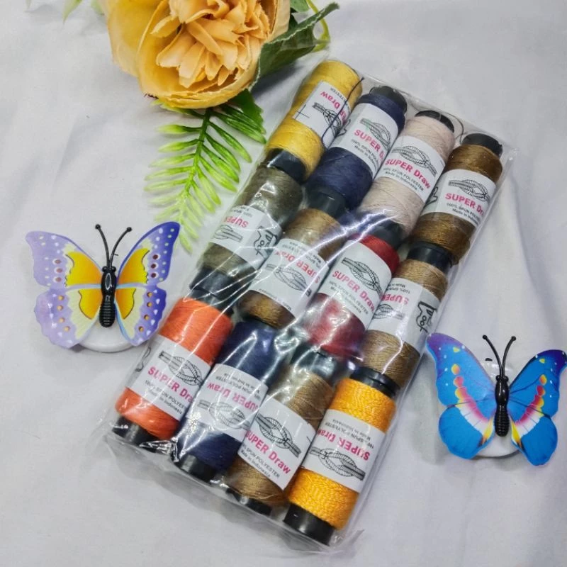 Benang Jahit Isi 12pcs Super Graw Kemasan 12Rol Murah Benang Jahit Murah - Gambar 2