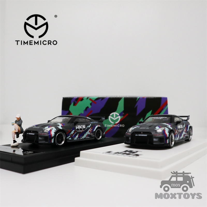 TimeMicro x AuroraModel 1:64 Nissan GTR R35 HKS luxury/ordinary Diecast ...