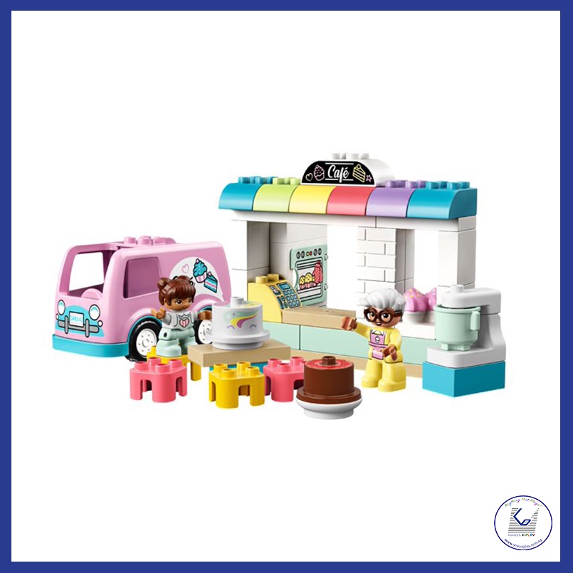 Lego Duplo Town Bakery Educational Play Building Kit 10928 46 Pieces Age 2 Shopee Singapore