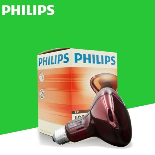 Philips infrared physiotherapy lamp/infrared bulb/R95 E27 100W | Shopee ...