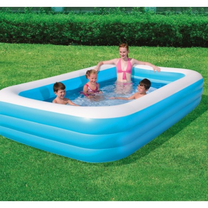 Bestway Rectangular Large Inflatable Pool/For Family/Kids/Adult ...
