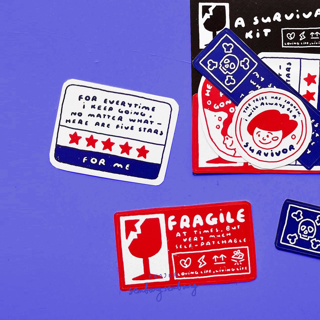 sticker pack - a survival kit by projek sembangsembang | Shopee Singapore