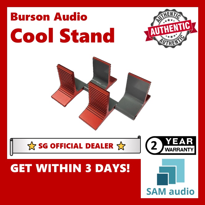 [🎶SG] Burson Audio Unique Cool Stand (GT Red) Shopee Singapore