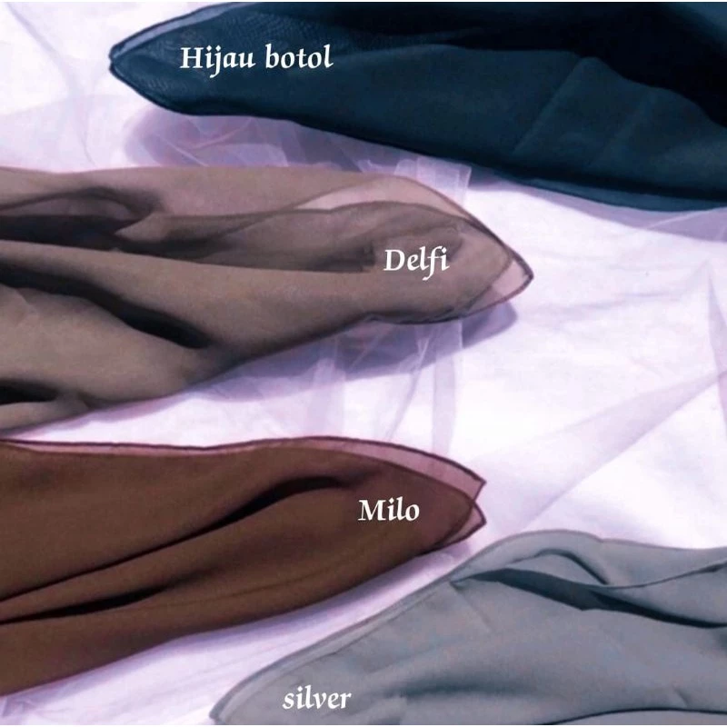 Kerudung Segi Empat Bella Square Polos Part 3 / Kerudung Bella Square / Kerudung Segi Empat