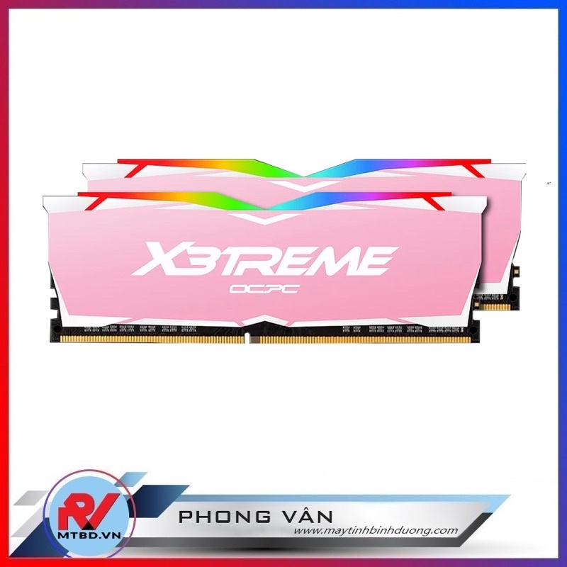 Ocpc X3TREME Aura RGB Ram 16GB DDR4 Bus 3200 C16 Pink (2x8GB) | Shopee ...
