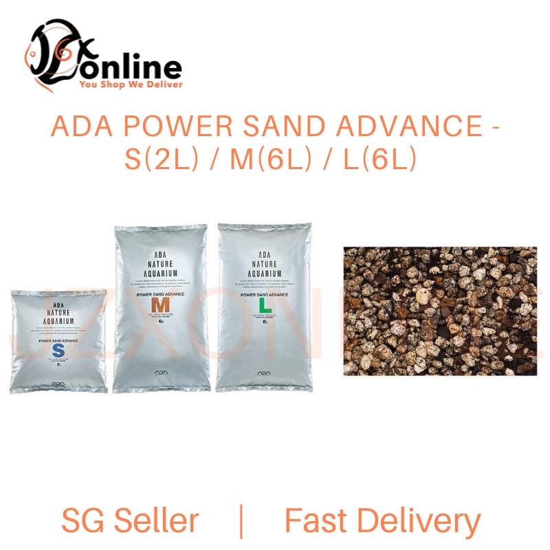 ADA Power Sand Advance S(2L) / M(6L) / L(6L) Shopee Singapore