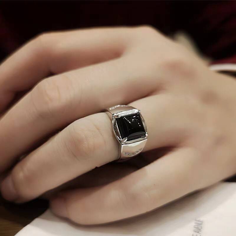 Genuine black 2025 onyx rings